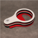 Becherhalter geschlossen in der Variante rot/schwarz/weiss